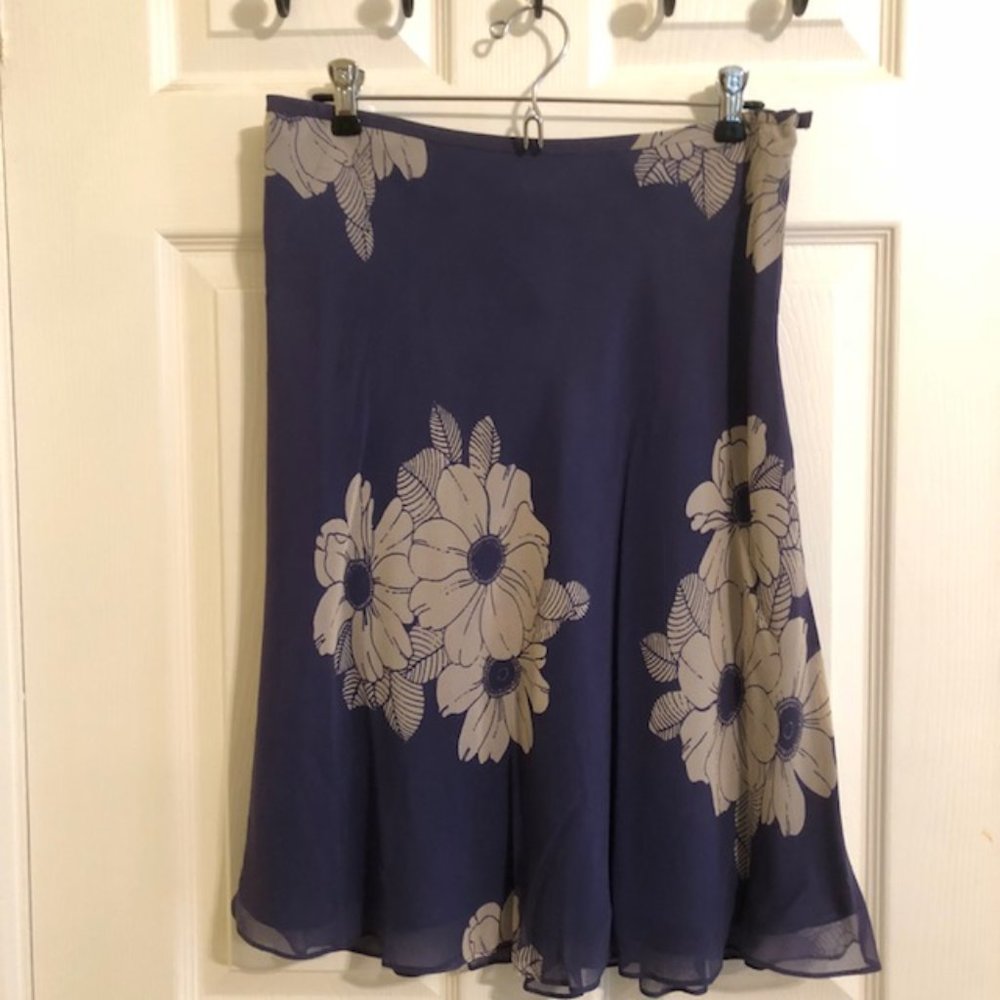 Ann Taylor silk skirt NWT
